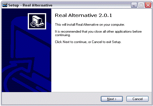 Setup Real Alternative 2.0.1.